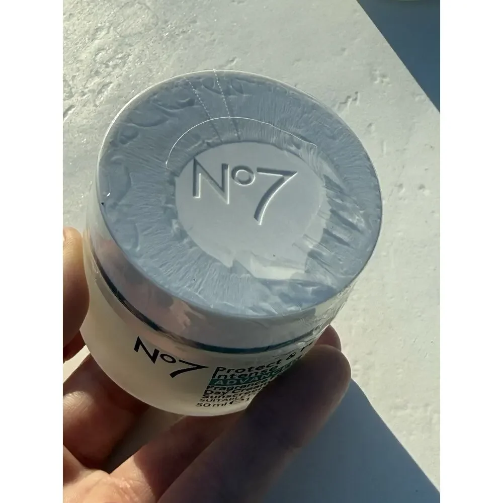 (2)No7 Protect & Perfect Intense Advanced Fragrance Free Day Cream SPF 30 NO BOX